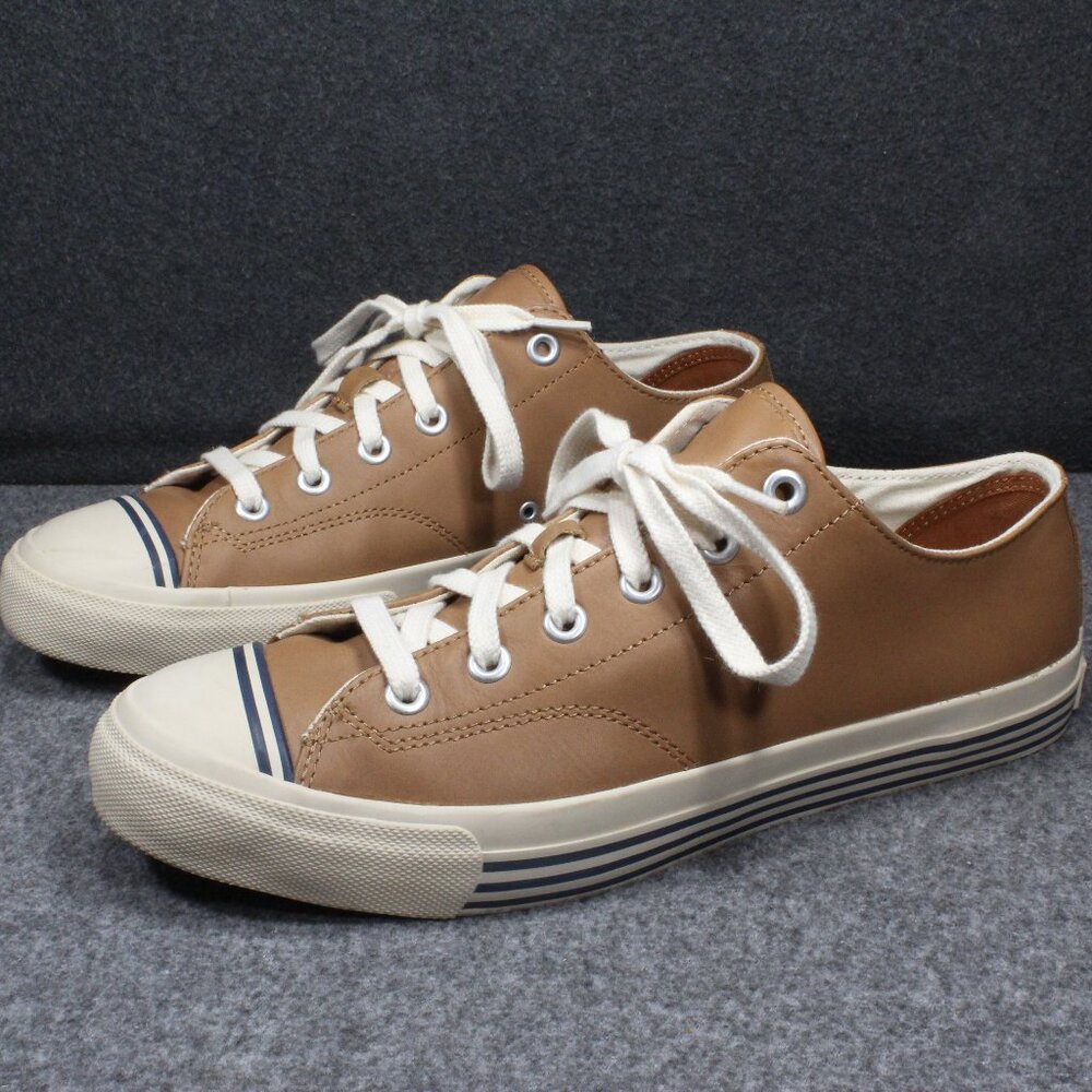 Pro Keds Super 69r Eco Vachetta Oatmeal Brown Leather Sneakers Men's Size 11